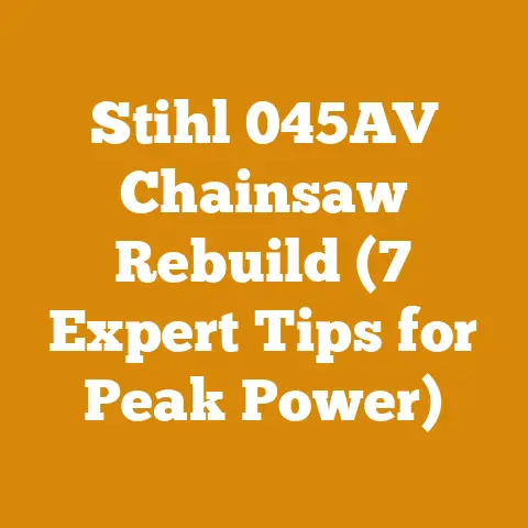 Stihl 045AV Chainsaw Rebuild (7 Expert Tips for Peak Power)