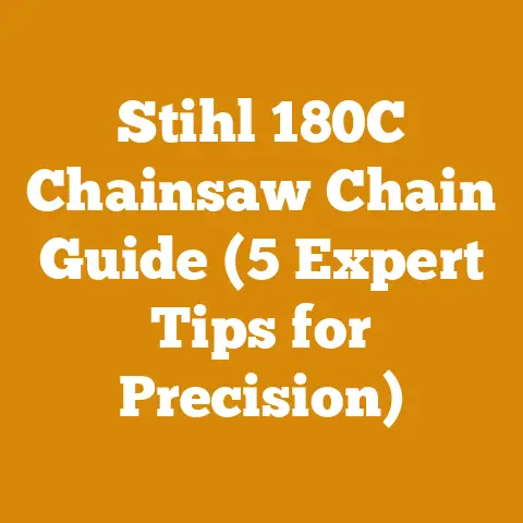 Stihl 180C Chainsaw Chain Guide (5 Expert Tips for Precision)