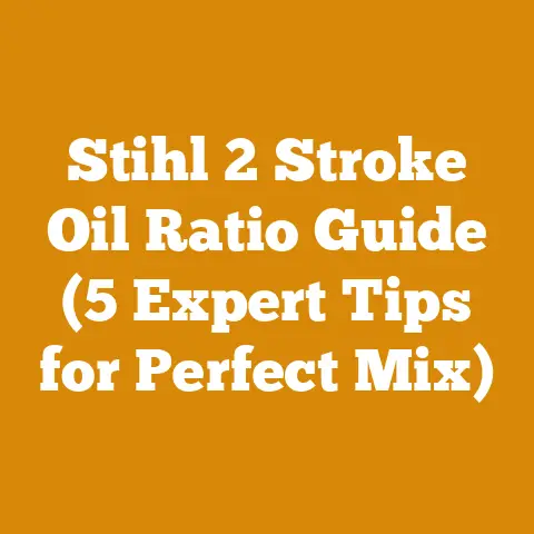 Stihl 2 Stroke Oil Ratio Guide (5 Expert Tips for Perfect Mix)