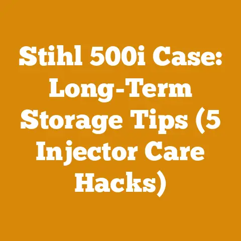 Stihl 500i Case: Long-Term Storage Tips (5 Injector Care Hacks)