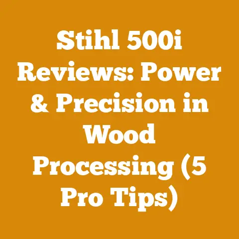Stihl 500i Reviews: Power & Precision in Wood Processing (5 Pro Tips)