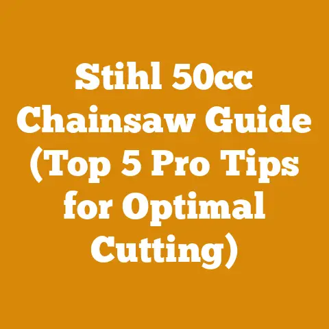 Stihl 50cc Chainsaw Guide (Top 5 Pro Tips for Optimal Cutting)