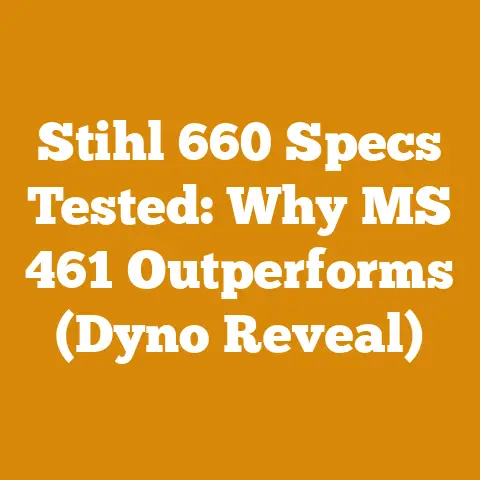 Stihl 660 Specs Tested: Why MS 461 Outperforms (Dyno Reveal)