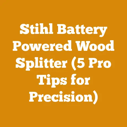 Stihl Battery Powered Wood Splitter (5 Pro Tips for Precision)