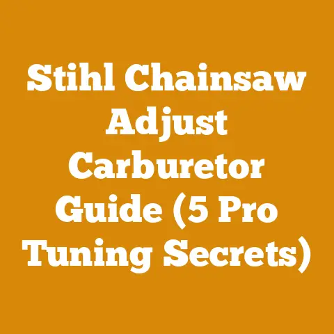 Stihl Chainsaw Adjust Carburetor Guide (5 Pro Tuning Secrets)