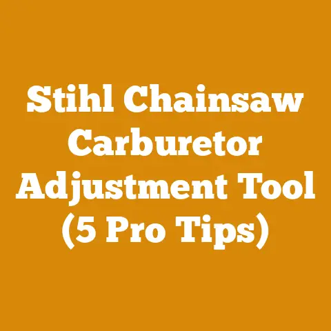 Stihl Chainsaw Carburetor Adjustment Tool (5 Pro Tips)