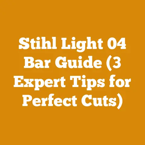 Stihl Light 04 Bar Guide (3 Expert Tips for Perfect Cuts)