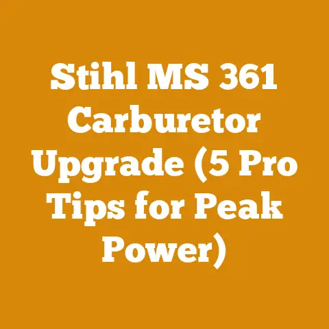 Stihl MS 361 Carburetor Upgrade (5 Pro Tips for Peak Power)