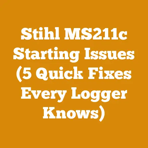 Stihl MS211c Starting Issues (5 Quick Fixes Every Logger Knows)