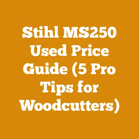 Stihl MS250 Used Price Guide (5 Pro Tips for Woodcutters)