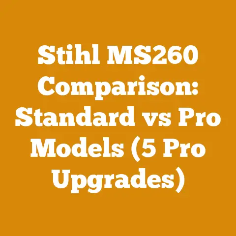 Stihl MS260 Comparison: Standard vs Pro Models (5 Pro Upgrades)