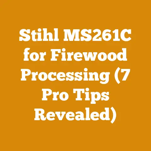 Stihl MS261C for Firewood Processing (7 Pro Tips Revealed)