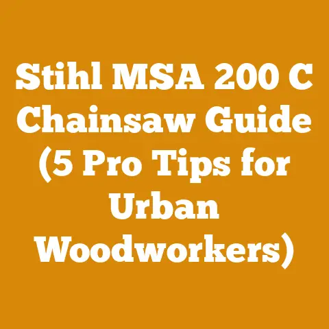 Stihl MSA 200 C Chainsaw Guide (5 Pro Tips for Urban Woodworkers)