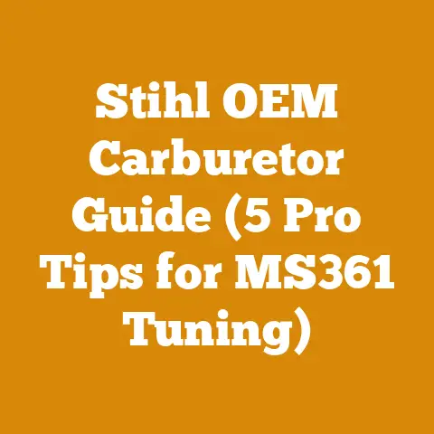 Stihl OEM Carburetor Guide (5 Pro Tips for MS361 Tuning)