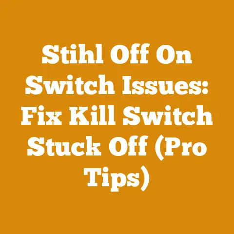 Stihl Off On Switch Issues: Fix Kill Switch Stuck Off (Pro Tips)
