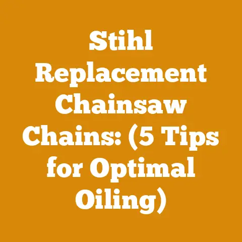 Stihl Replacement Chainsaw Chains: (5 Tips for Optimal Oiling)