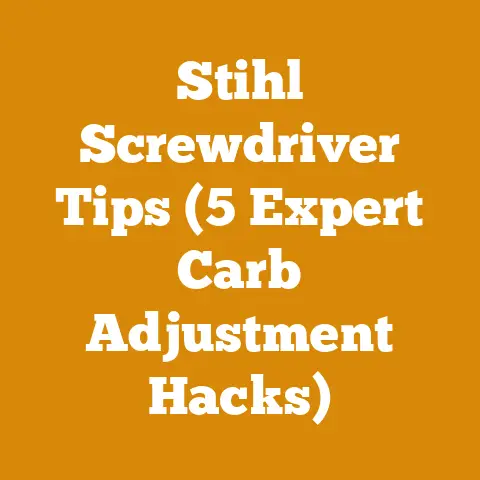 Stihl Screwdriver Tips (5 Expert Carb Adjustment Hacks)