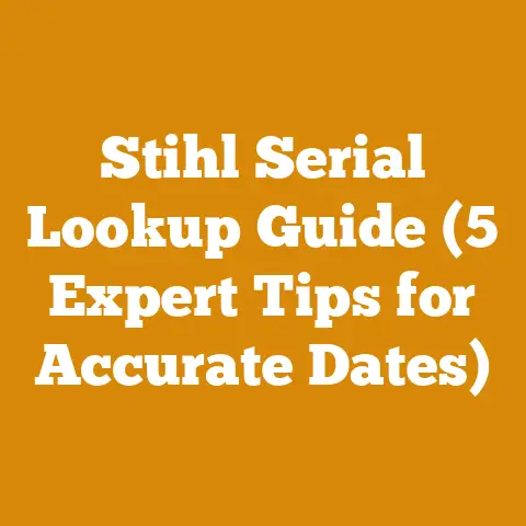 Stihl Serial Lookup Guide (5 Expert Tips for Accurate Dates)