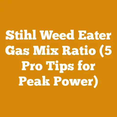 Stihl Weed Eater Gas Mix Ratio (5 Pro Tips for Peak Power)