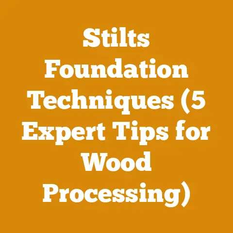 Stilts Foundation Techniques (5 Expert Tips for Wood Processing)