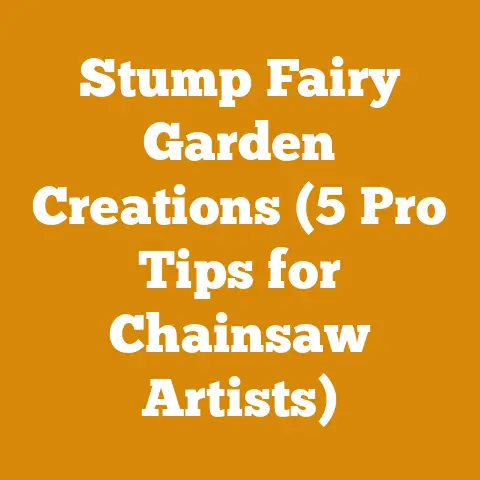 Stump Fairy Garden Creations (5 Pro Tips for Chainsaw Artists)