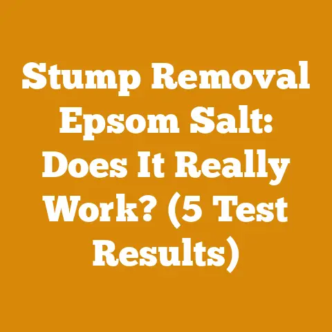 Stump Removal Epsom Salt: Does It Really Work? (5 Test Results)