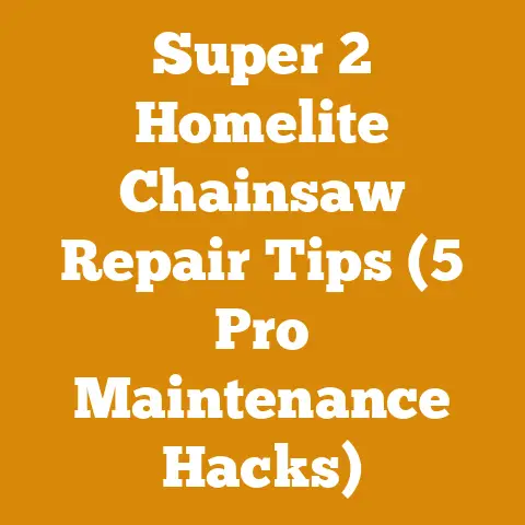 Super 2 Homelite Chainsaw Repair Tips (5 Pro Maintenance Hacks)