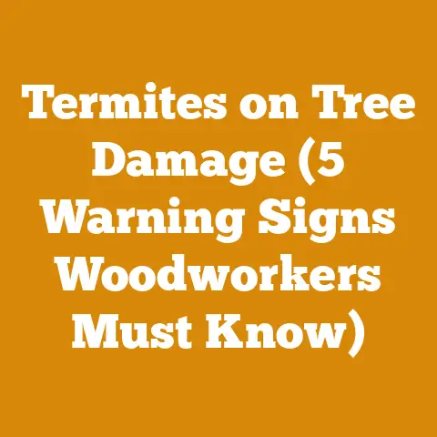 Termites on Tree Damage (5 Warning Signs Woodworkers Must Know)