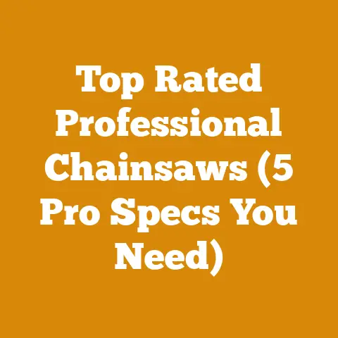Top Rated Professional Chainsaws (5 Pro Specs You Need)