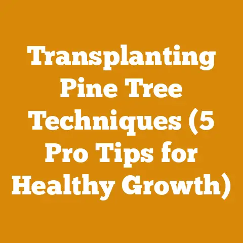 Transplanting Pine Tree Techniques (5 Pro Tips for Healthy Growth)