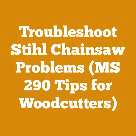 Troubleshoot Stihl Chainsaw Problems (MS 290 Tips for Woodcutters)