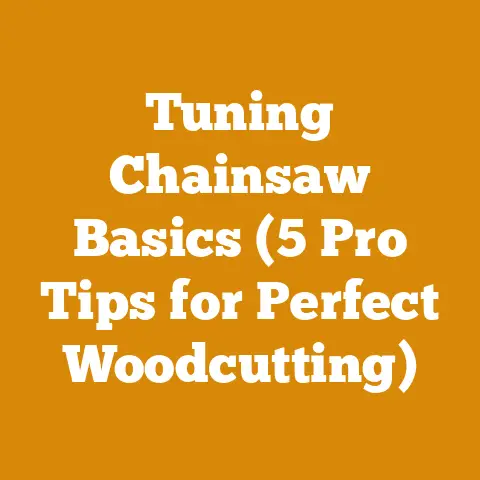 Tuning Chainsaw Basics (5 Pro Tips for Perfect Woodcutting)