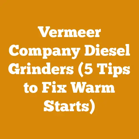 Vermeer Company Diesel Grinders (5 Tips to Fix Warm Starts)