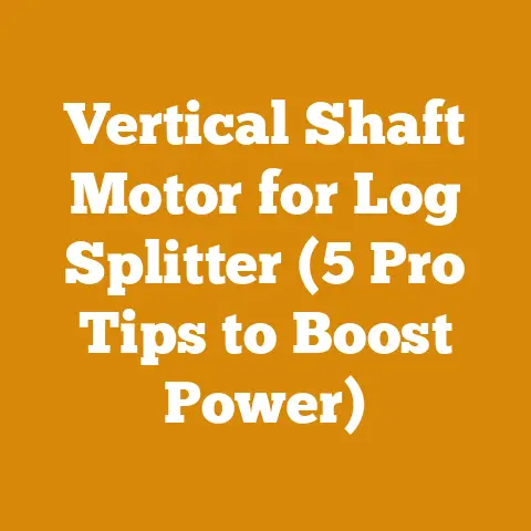 Vertical Shaft Motor for Log Splitter (5 Pro Tips to Boost Power)
