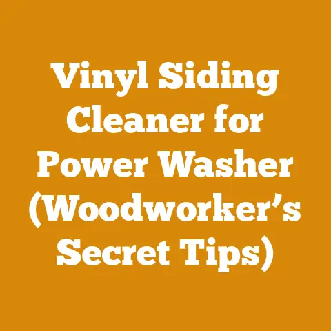 Vinyl Siding Cleaner for Power Washer (Woodworker’s Secret Tips)