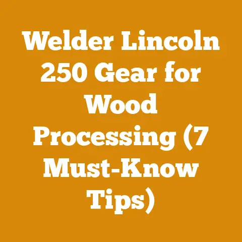 Welder Lincoln 250 Gear for Wood Processing (7 Must-Know Tips)