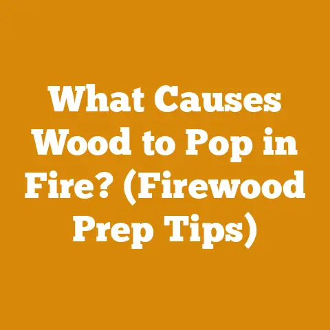 What Causes Wood to Pop in Fire? (Firewood Prep Tips)