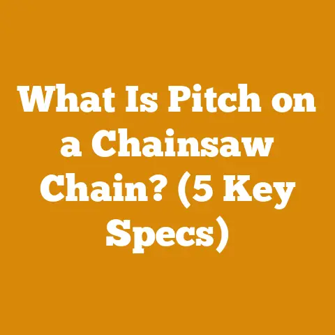 What Is Pitch on a Chainsaw Chain? (5 Key Specs)