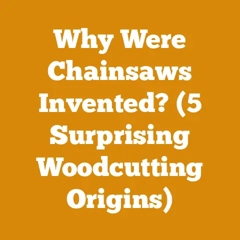 Why Were Chainsaws Invented? (5 Surprising Woodcutting Origins)