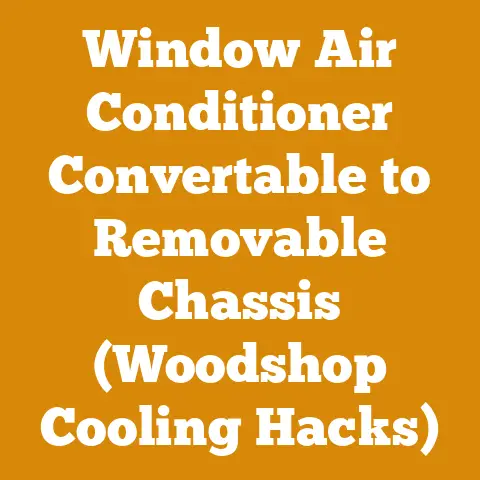 Window Air Conditioner Convertable to Removable Chassis (Woodshop Cooling Hacks)
