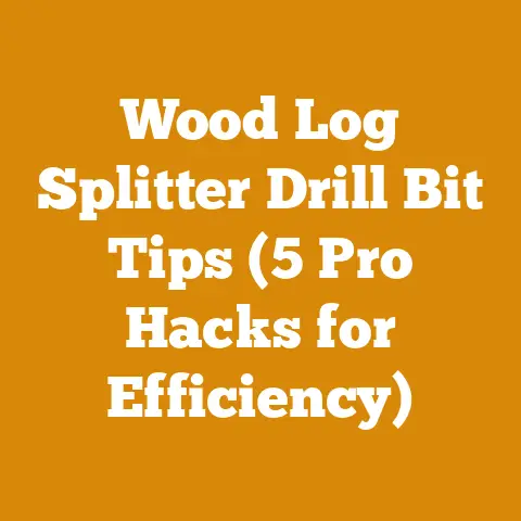 Wood Log Splitter Drill Bit Tips (5 Pro Hacks for Efficiency)