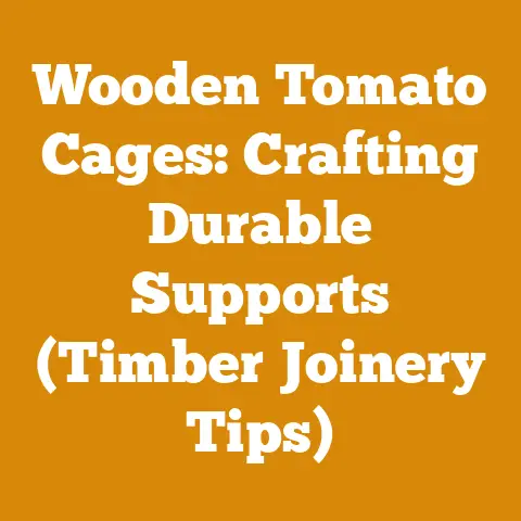 Wooden Tomato Cages: Crafting Durable Supports (Timber Joinery Tips)