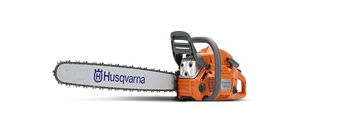 Husqvarna 460 Rancher Gas Powered Chainsaw, 60.3-cc 3.6-HP, 2-Cycle X-Torq Engine, 24 Inch Chainsaw...