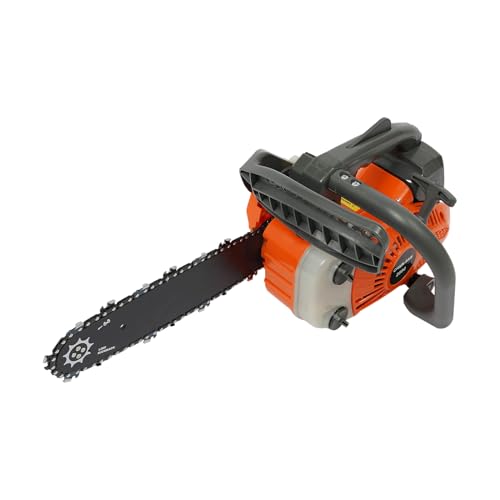 12Inch Gas Chainsaw, 2-Stroke 25.4CC Gasoline Powered Chainsaw Cutting Wood Gas Sawing Crankcase...