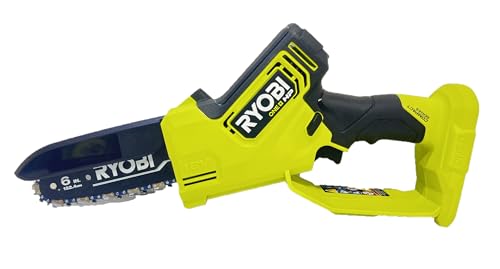 RYOBI ONE+ HP 18V P25013 Brushless Compact Pruning Mini Chainsaw with 6-Inch Chain (Tool Only)