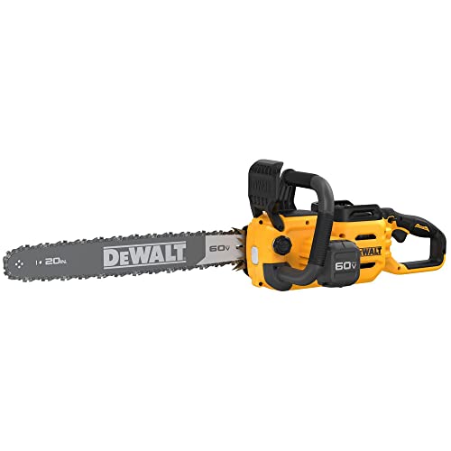 DEWALT 60V MAX Cordless Chainsaw Kit, 20 in., Battery & Charger Included (DCCS677Y1)