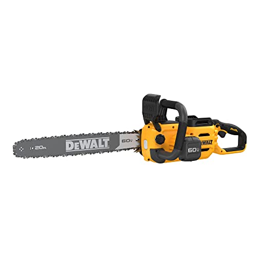DEWALT (DCCS677B) 60V FLEXVOLT 20' Brushless Chainsaw-Bare Tool, One Size, Yellow