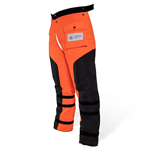 ZELARMAN Chainsaw Chaps 8-Layer Protective Apron Wrap Adjustable Chainsaw Pants/Chap for Loggers...