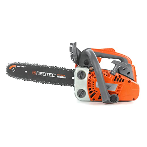 NEO-TEC 12'' Top Handle Gas Chainsaw,2-Stroke 25.4cc Portable Chain Saws for Trees Gas Powered Wood...
