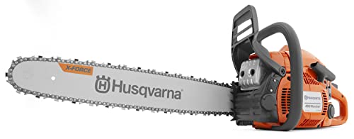 Husqvarna 450 Rancher 20 Inch Gas Chainsaw, 50.2-cc 3.2-HP, 2-Cycle X-Torq Engine, For Tree Pruning,...